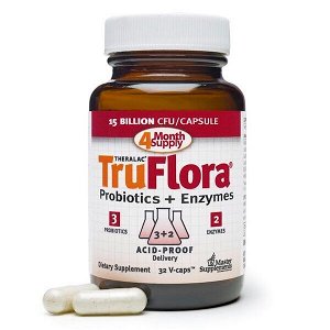 Master Supplements, TruFlora, Probiotics + Enzymes, 15 Billion CFU, 32 Vcaps