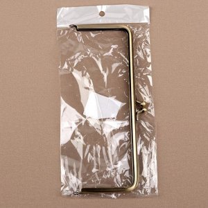 Фермуар «Прямоугольник», 20 см, цвет бронзовый