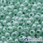 Бисер 37358 Чешский Preciosa 10/0, Фасовка 5г, Алебастр AL, Зеленый, Круглый, (УТ0004646)