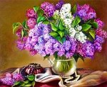 Мозаика 30х40 круглые стразы
