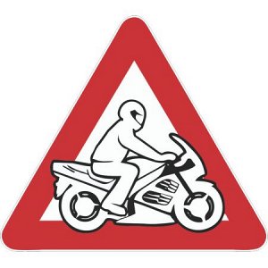 Знак «Мотоциклист»