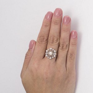 SALE Серебряное кольцо  с жемчугом - 1191