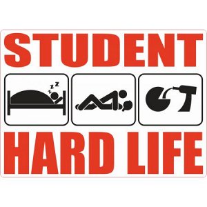 Student hard life