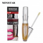 Блеск для увеличения обьема губ с имбирным маслом Ministar 3D Volume