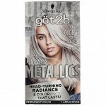 Got2b, Metallics, стойкая краска для волос, оттенок M71 «Серебристый металлик», на 1 применение