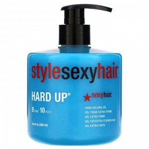 Sexy Hair, Style Sexy Hair, Hard Up Hard Holding Gel, 16.9 fl oz (500 ml)
