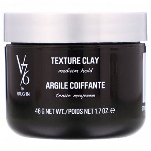 V76 By Vaughn, Texture Clay, Medium Hold, 1.7 oz (48 g)