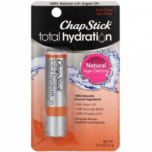 Chapstick, Total Hydration, бальзам для губ, «Свежий цитрус», 3,5 г