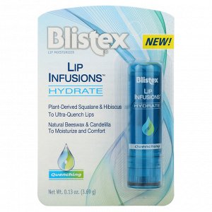 Blistex, Lip Infusions, Lip Moisturizer, Hydrate, 0.13 oz (3.69 g)