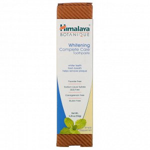 Himalaya, Отбеливающая зубная паста, комплексный уход, Simply Peppermint, 5,29 унций (150 г)