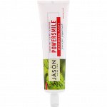 Jason Natural, PowerSmile, отбеливающая зубная паста, перечная мята, 170 г (6 унций)