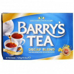 Barry&amp;#x27 - s Tea, Чайная смесь без кофеина, 40 чайных пакетиков, 4.4 унции (125 г)