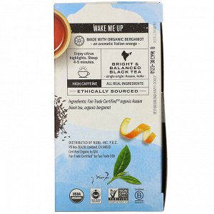 Numi Tea, Organic Black Tea, Aged Earl Grey, 18 Tea Bags, 1.27 oz (36 g)