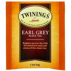 Twinings, Классический чай  - Эрл Грей - , 25 пакетиков, 1.76 унций (50 г)