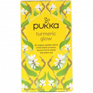 Pukka Herbs, Чай с куркумой, 20 пакетиков, 36г (1,27 унций)