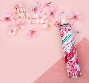 Сухой шампунь для волос Batiste BLUSH Flirty Floral 200 мл Цветочный аромат