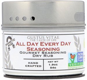 Gustus Vitae, Сухая смесь специй, All Day Every Day Seasoning, 1,9 унц. (54 г)