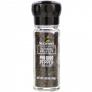 McCormick Gourmet Global Selects, Phu Quoc Pepper From Vietnam, Bold, 1.62 oz (45 g)