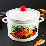 Кастрюля 9 л, деколь МИКС