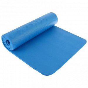 Коврик для йоги 183 ? 61 ? 1 см, цвет синий