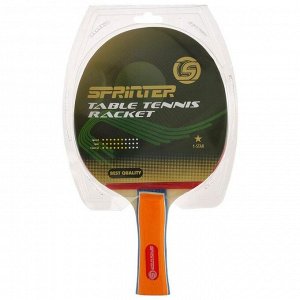 Ракетка для игры в настольный тенис Sprinter 1*, для начинающих игроков