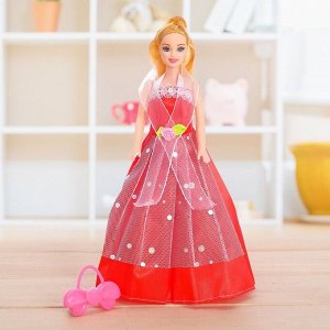 Кукла модель "Милена" в пышном платье с аксессуарами, МИКС