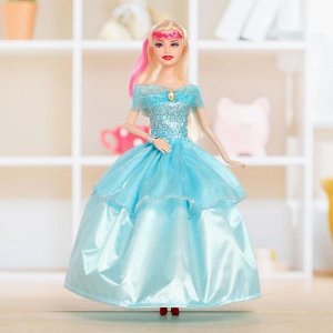 Кукла модель шарнирная «Катя» в платье, МИКС