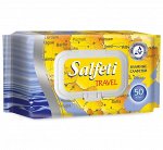 Salfeti  Влажные салфетки Trevel с пластик.клапаном 50шт