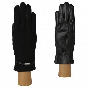 Перчатки, комбинированная кожа, FABRETTI 33.2-1 black