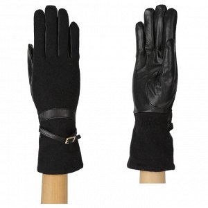 Перчатки, комбинированная кожа, FABRETTI 33.4-1 black