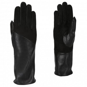 Перчатки жен. 100% нат. кожа (ягненок), подкладка: шерсть, FABRETTI 12.75-1 black
