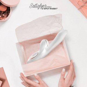 Вибратор с вакуум-волнововым стимулятором клитора Satisfyer Pro G-Spot Rabbit (10+11 режимов)