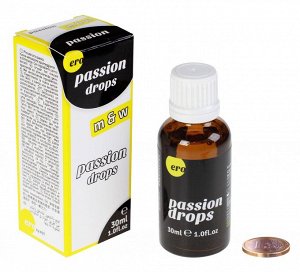 Возбуждающие капли любви для двоих Passion Drops M&W (30 мл)