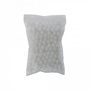 Крупные Пенопластовые шарики для слаймов (упак. 8x11 см, Белые)