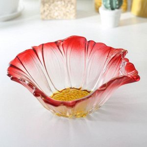 Салатник «Красный цветок», 550 мл, 19,5?8 см