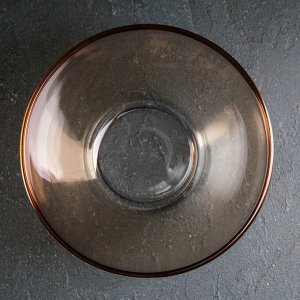 Салатник «Гладкость», 1,5 л, d=19 см, цвет янтарь
