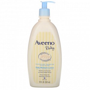 Aveeno, Для детей, ежедневный увлажняющий лосьон, без запаха, 18 жидких унций (532 мл)