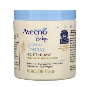 Aveeno, Baby, Eczema Therapy, Nighttime Balm, 5.5 oz (156 g)