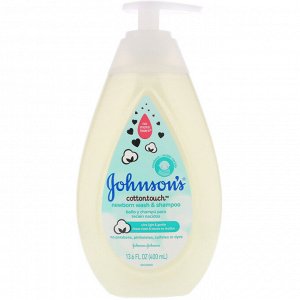 Johnson & Johnson, Cottontouch, Newborn Wash & Shampoo, 13.6 fl oz (400 ml)