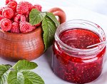 МАЛИНА, протертая с сахаром (баночка 0,5 л)
