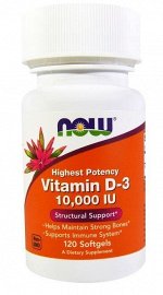 NOW Vitamin D-3 10000 IU Витамин Д