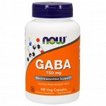 NOW GABA 750 мг Габа-аминомасляная кислота