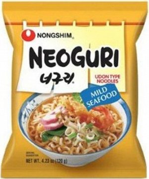 Лапша НОНГШИМ "Neoguri Ramyun" не острая со вкусом морепрод. 120г  м/у 1/20