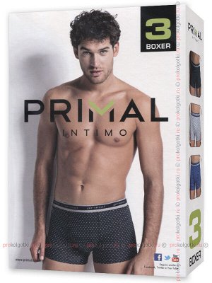 PRIMAL, B244 uomo boxer, 3 pezzi