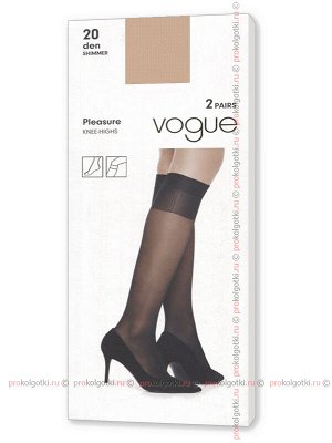 VOGUE, art. 95952 PLEASURE 20 knee-highs, 2 pairs