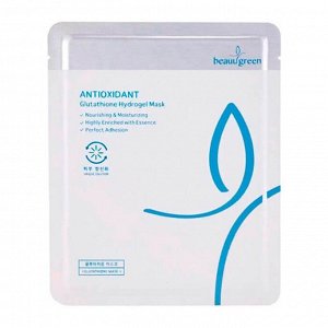 Антиоксидантная гидрогелевая маска для лица с глутатионом BeauuGreen Glutathione Hydrogel Mask
