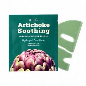 Гидрогелевая успокаивающая маска для лица с экстрактом артишока  Petitfee  Artichoke Soothing Face Mask