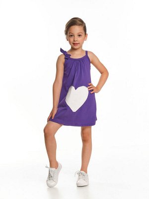 Платье "Сердце" (92-116см) UD 0326(2)фиолет