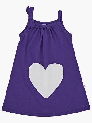 Платье "Сердце" (92-116см) UD 0326-2(2) фиолетовый