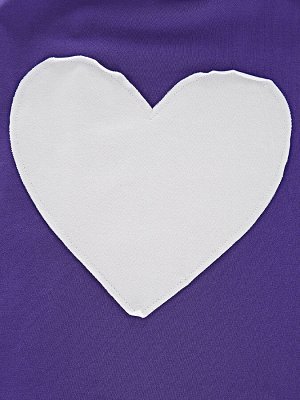 Платье "Сердце" (92-116см) UD 0326-2(2) фиолетовый